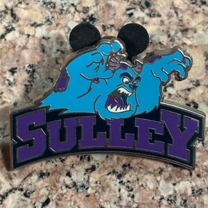 Disney Fantasyland Football Mystery Sulley Monsters Inc. Collectible Trading Pin